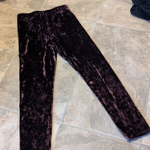 Old Navy Velvet Purple Pants